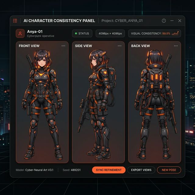 Character IP Consistency Panel